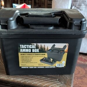 Black Tactical Ammo Box